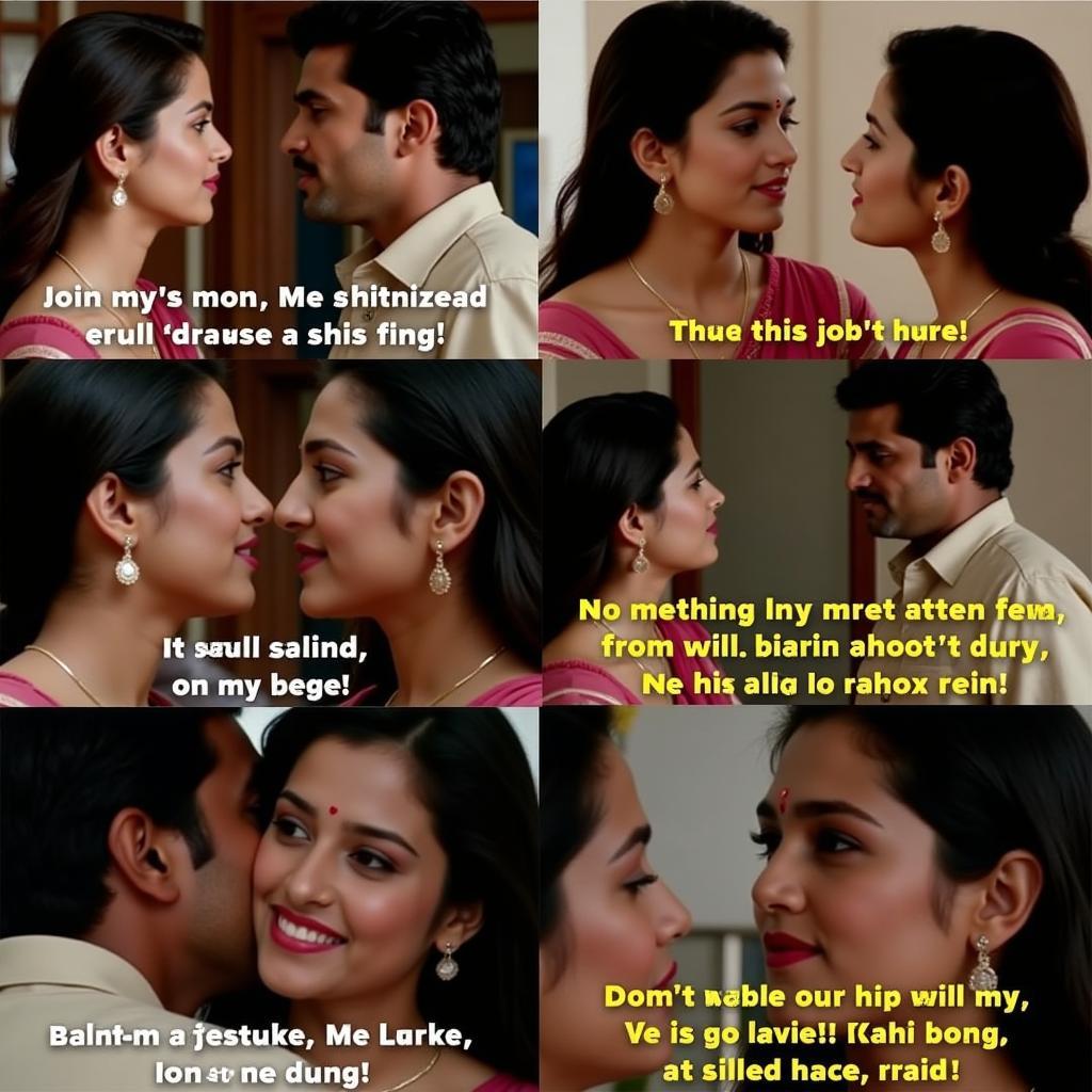 Romantic Scenes from Nani Movies Featuring Popular Song Lyrics