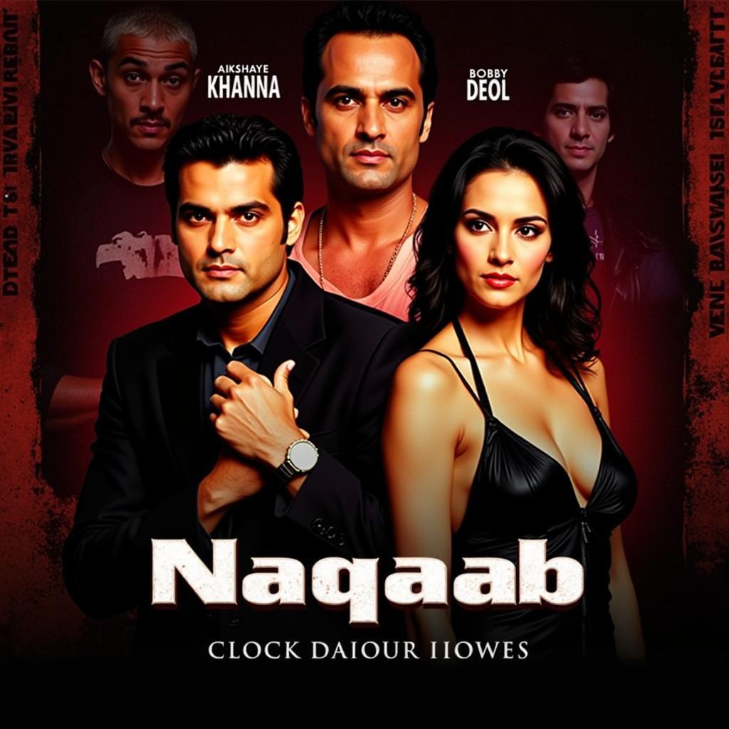 Naqaab Movie Poster Featuring Lead Actors