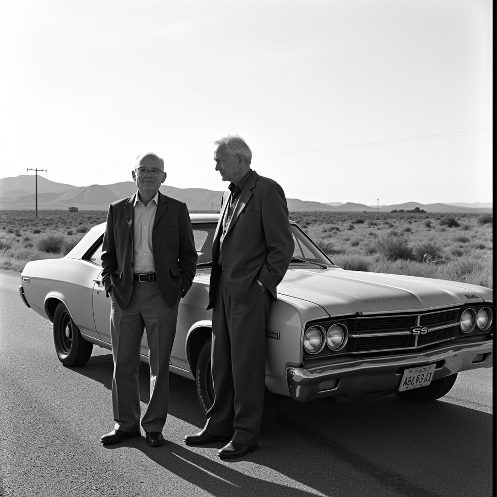 Nebraska father and son on the road