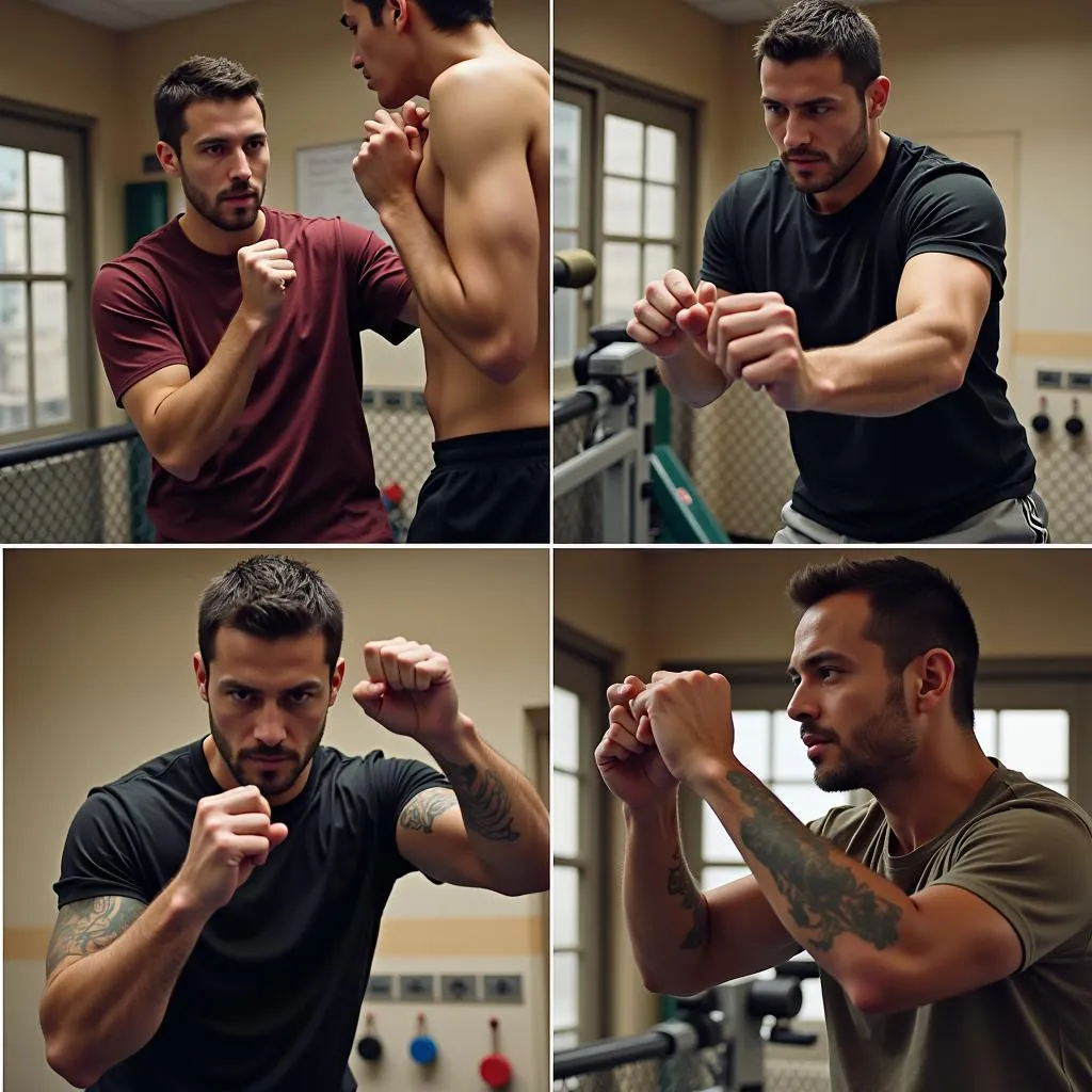 Training montage in Never Back Down 2 showcasing the characters' dedication and physical transformation