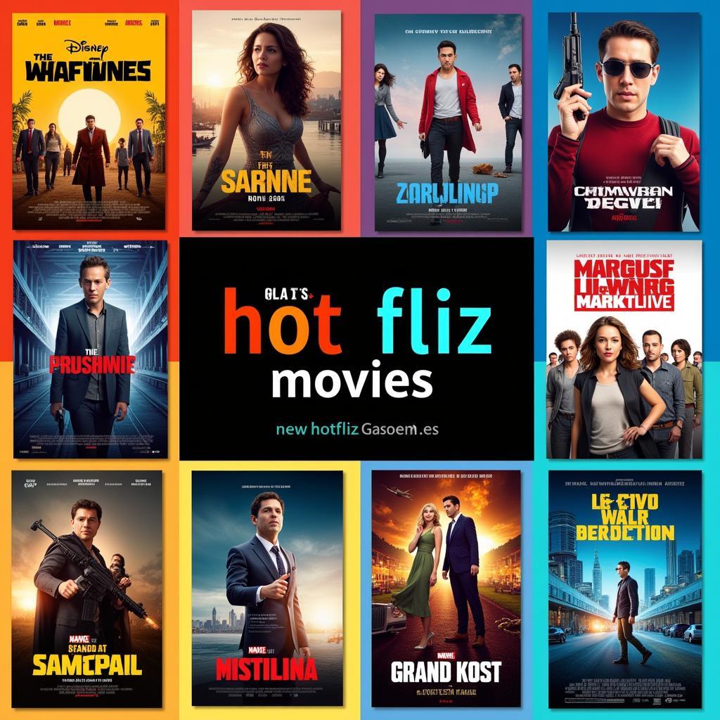 Streaming Platform Poster Showing New Releases