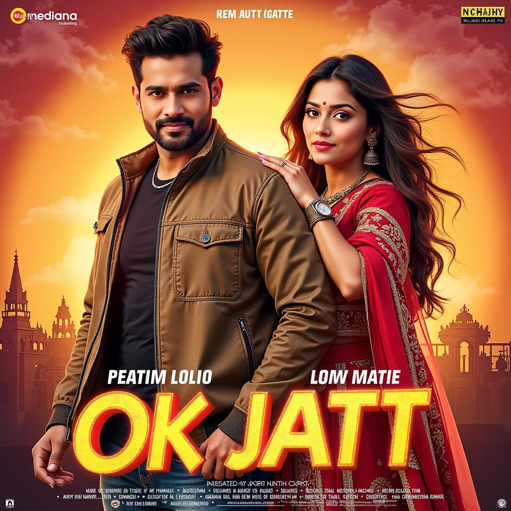 Poster of a recent Ok Jatt release