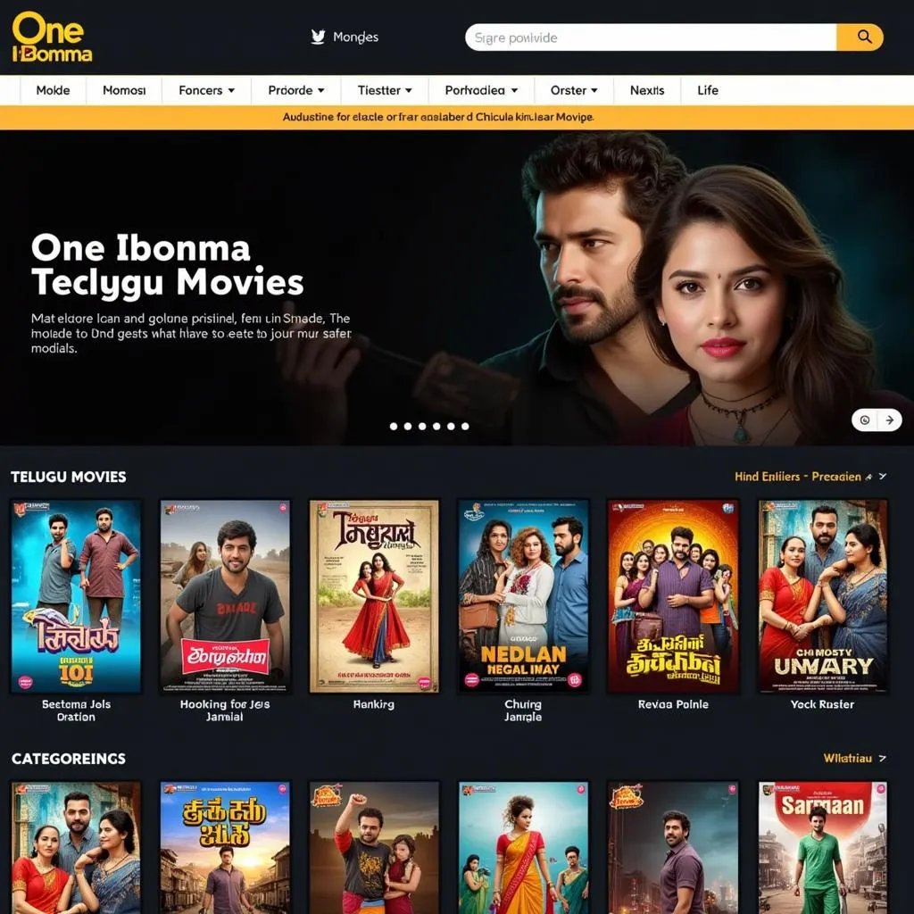 One Ibomma Telugu Movies Homepage