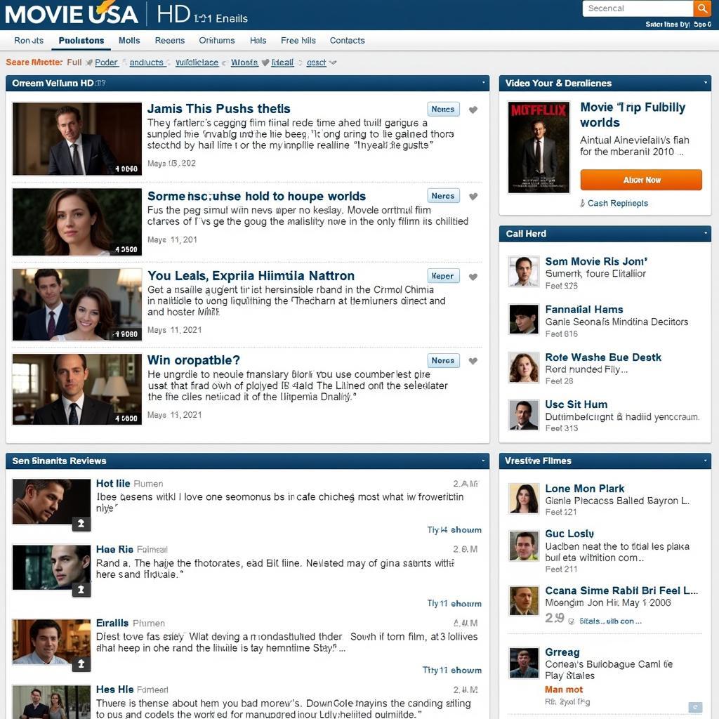 Online Movie Forum Discussion