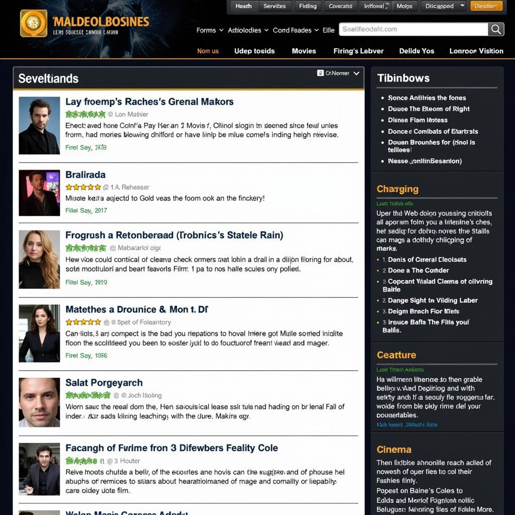 Engaging online forum for movie discussions and recommendations