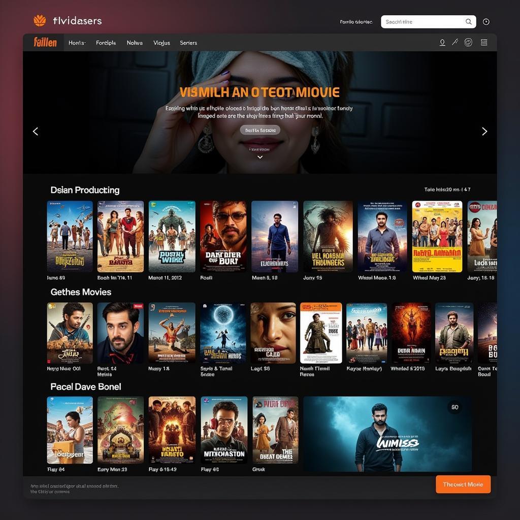 Streaming platforms showing Tamil movies