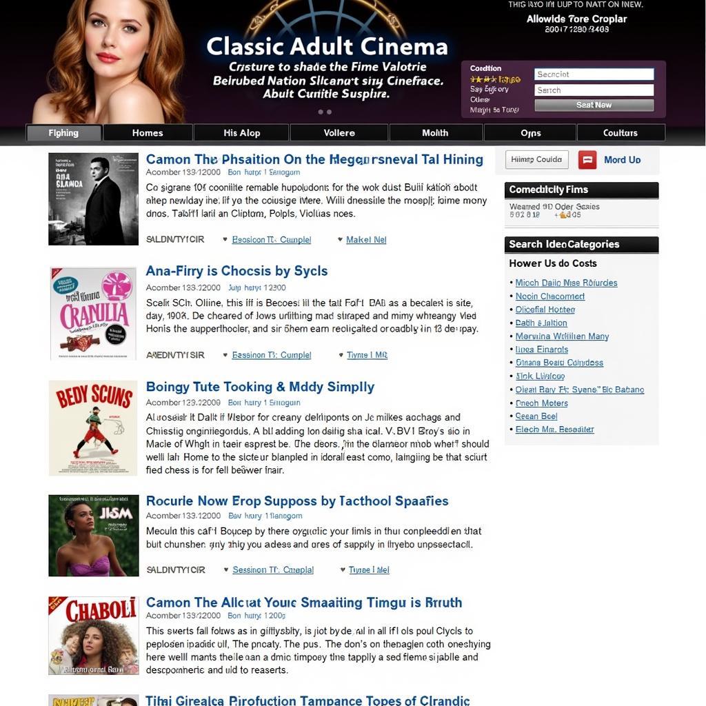 Online Platforms for Classic Adult Films