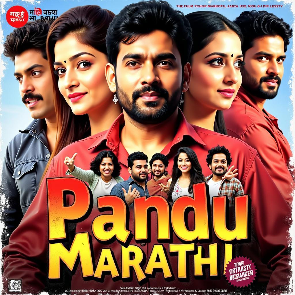 Poster for a popular Pandu Marathi movie