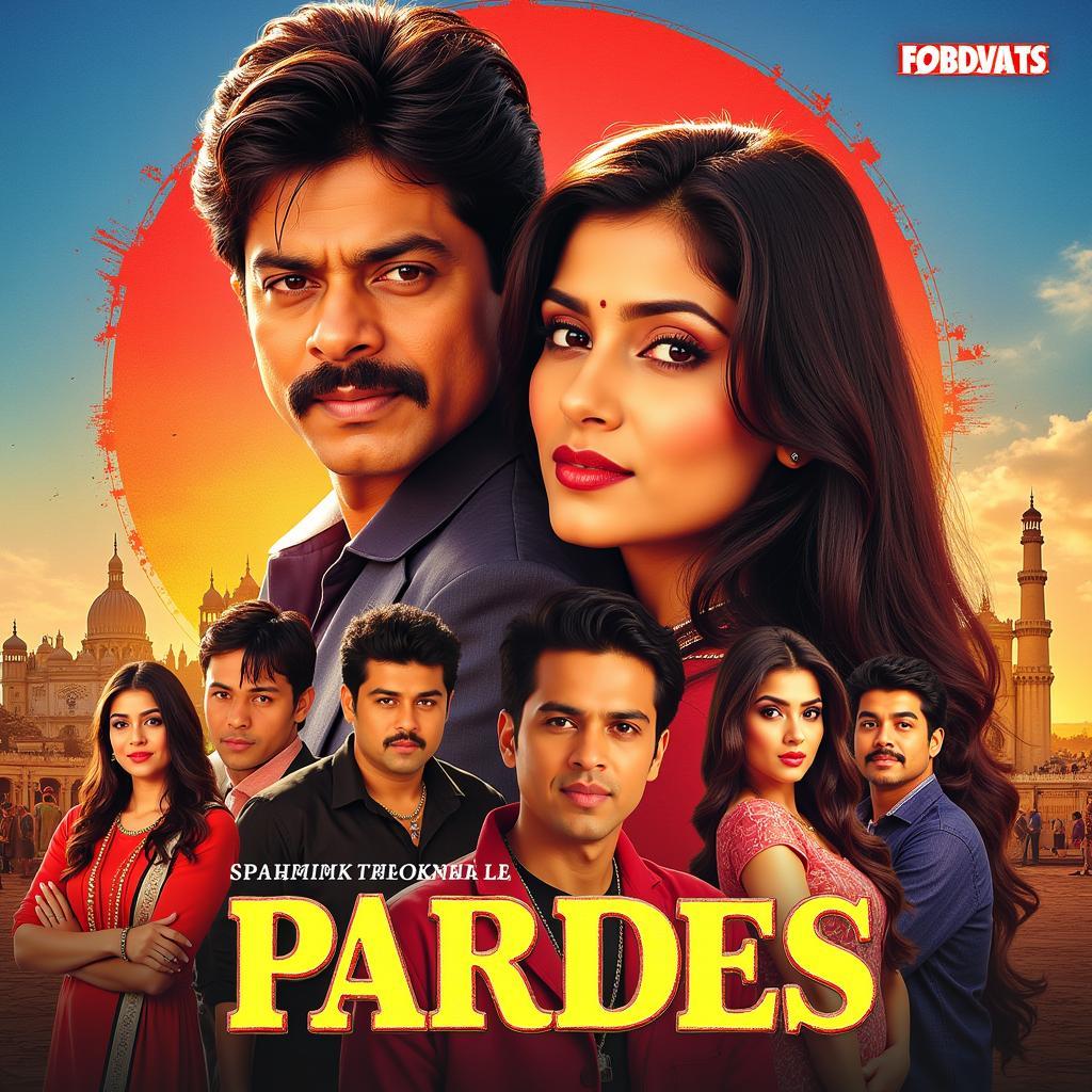 Pardes Movie Poster