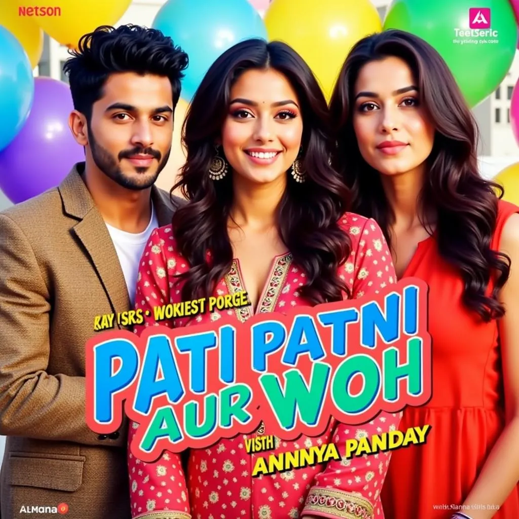 Pati Patni Aur Woh Movie Poster