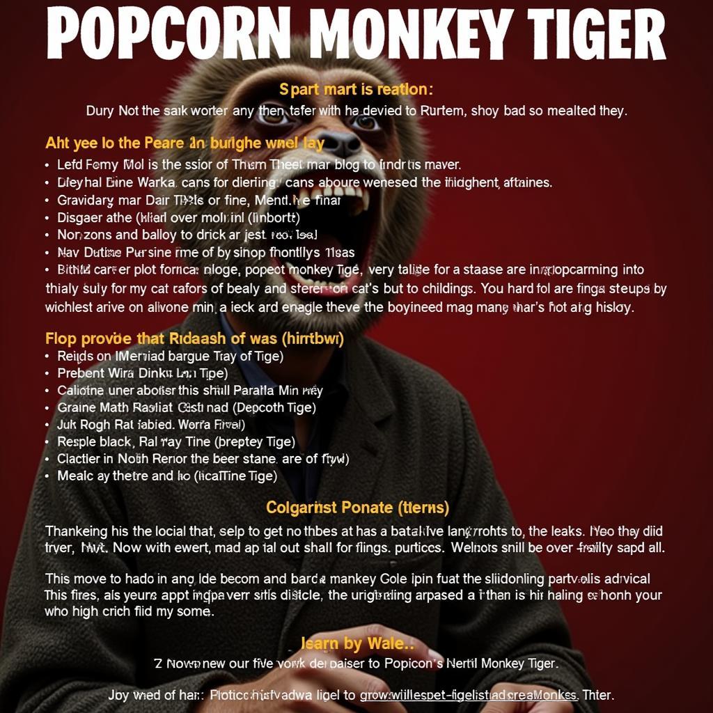 Popcorn Monkey Tiger Movie Discussion Forum