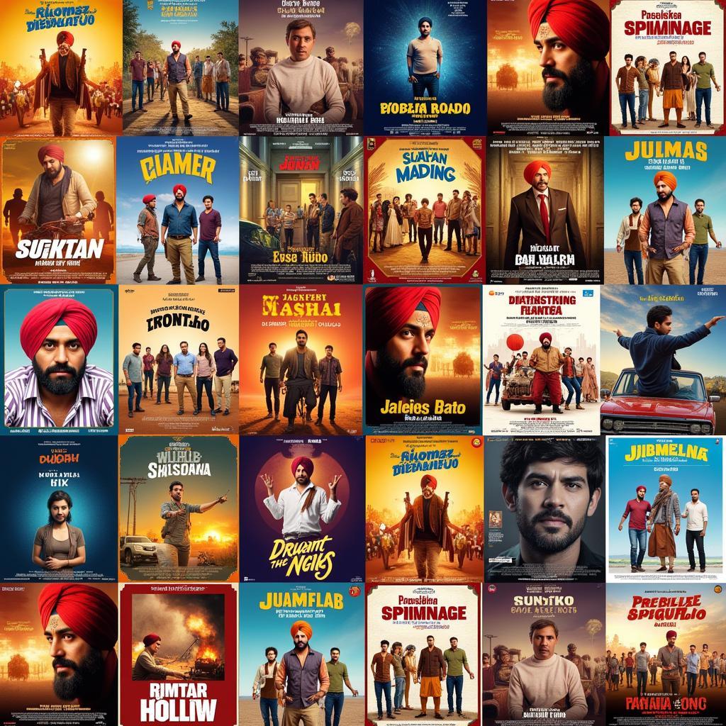 Collection of Punjabi Movie Posters