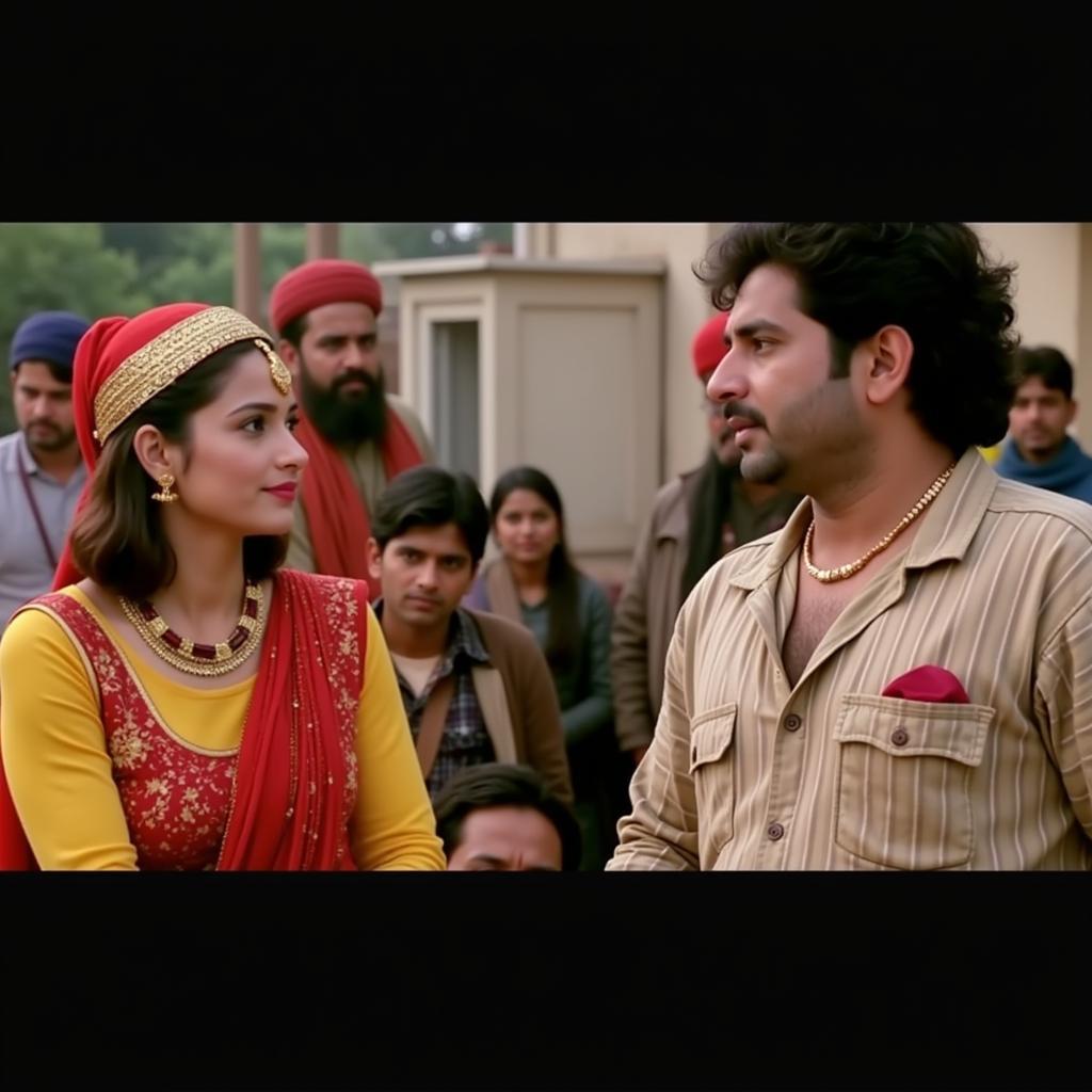 A Scene from a Punjabi Movie