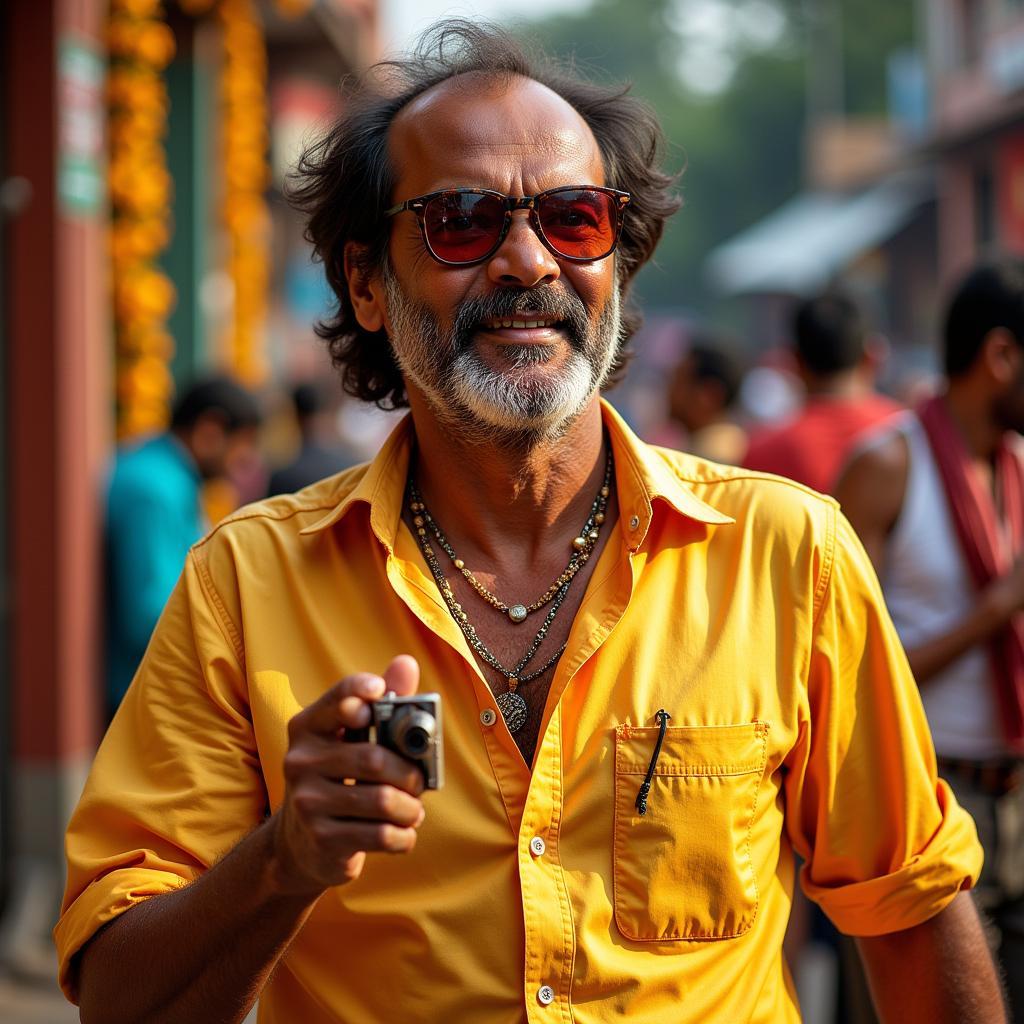 Rajinikanth in a still from a Tamil movie