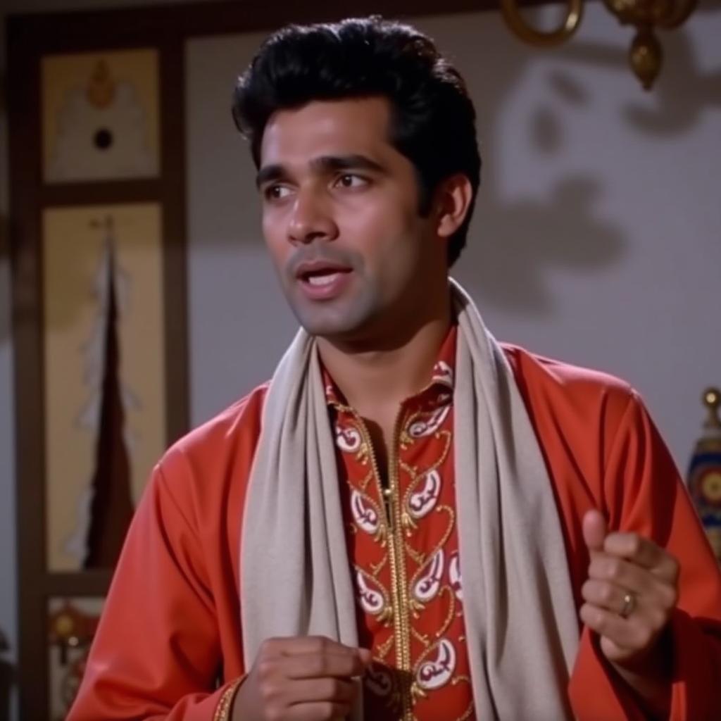 Rajkumar Singing in a Movie