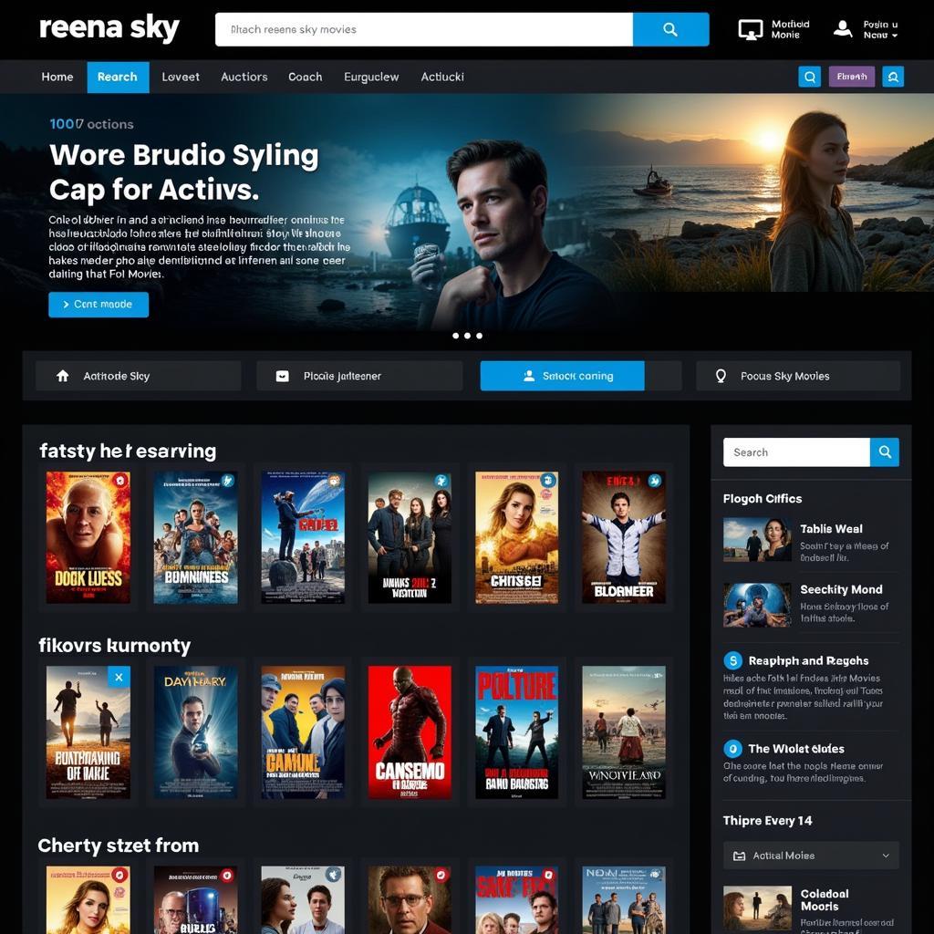 Reena Sky Movies Homepage