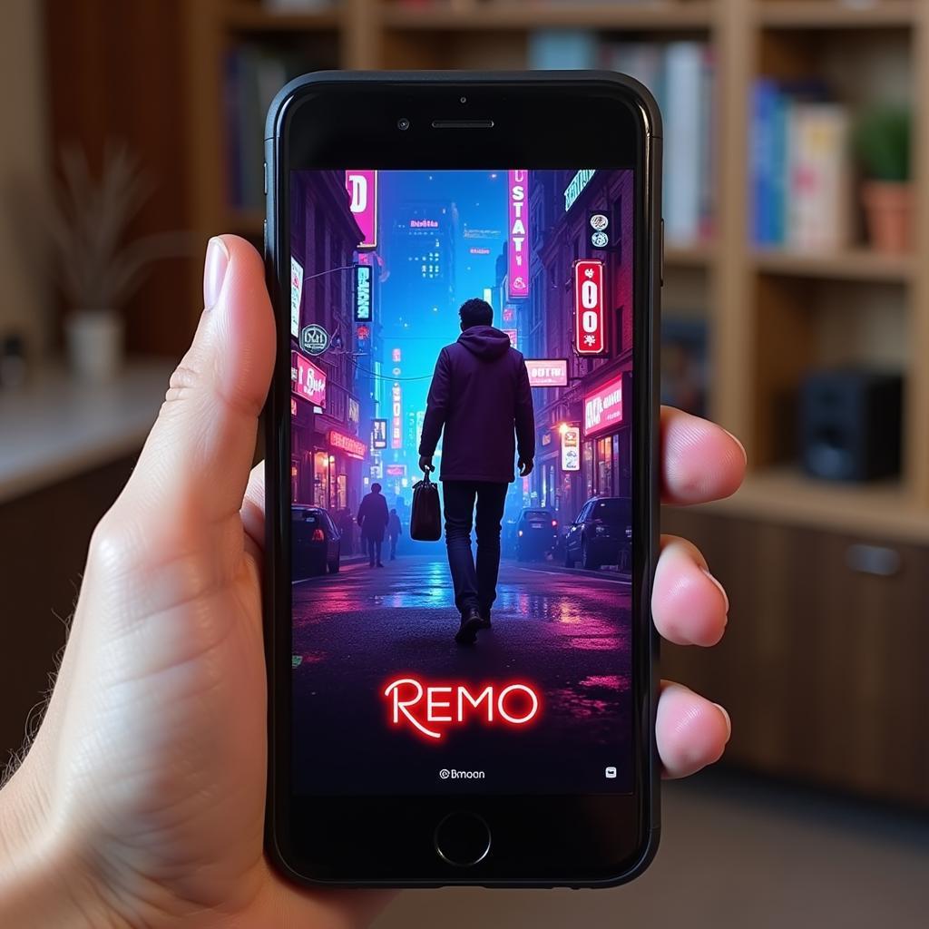 Using a remo movie hd image as a phone wallpaper