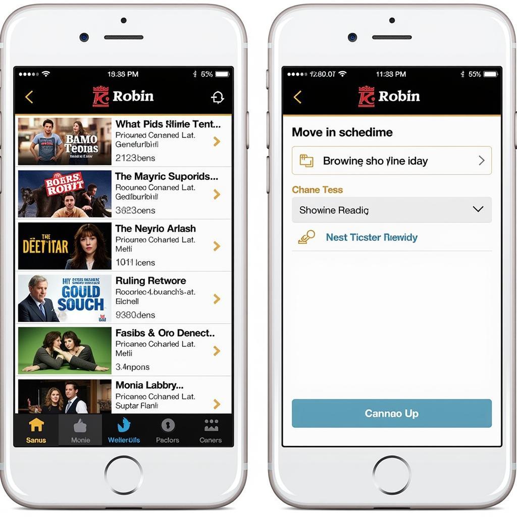 Robin Theatre Mobile App