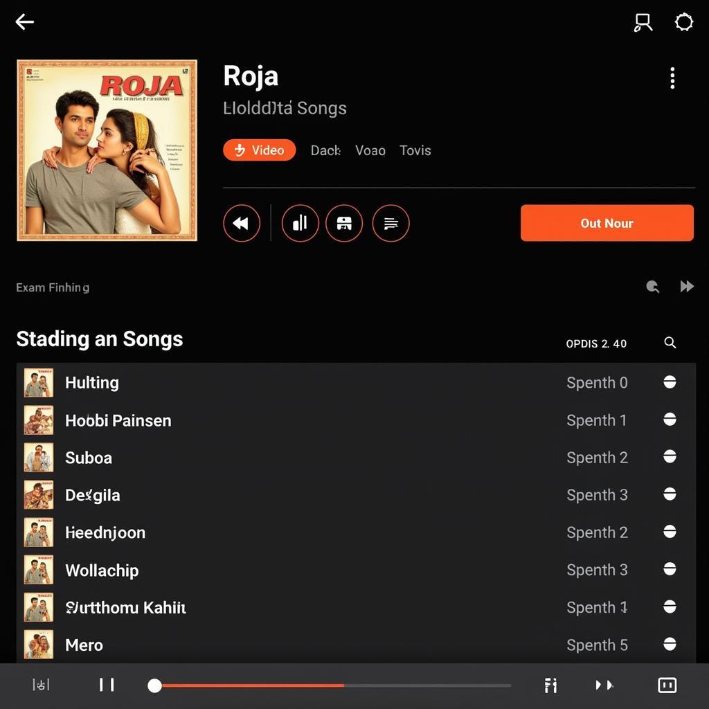 Roja Movie Songs on Music Streaming Platforms