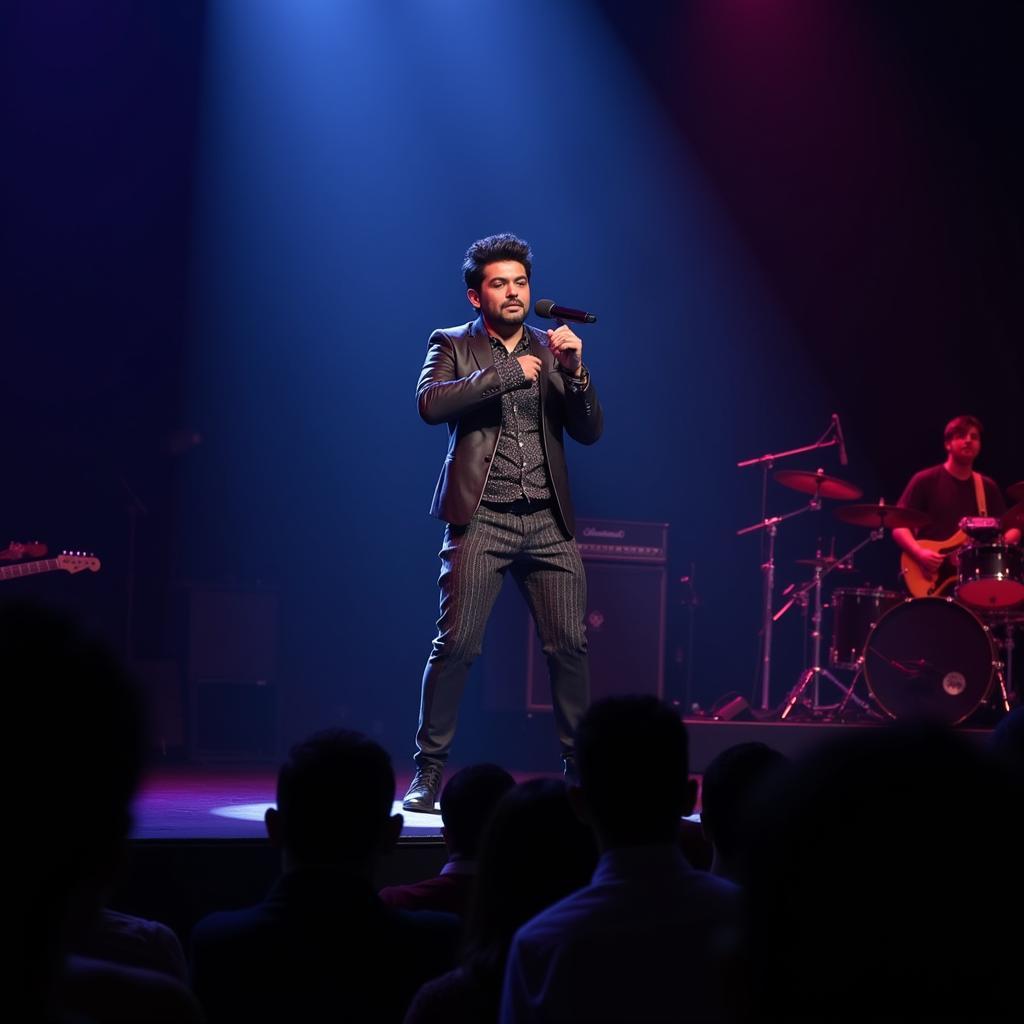 Shaan Performing Live on Stage