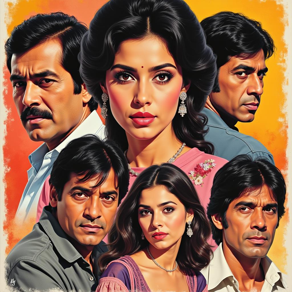 Shalimar movie poster showcasing the main cast