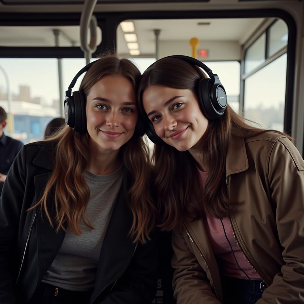 Sharing Headphones and a Moment