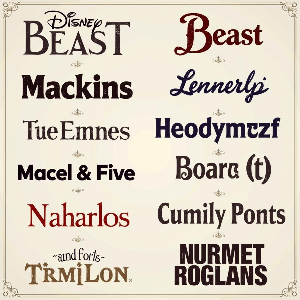 Fonts Similar to Beast Movie Font