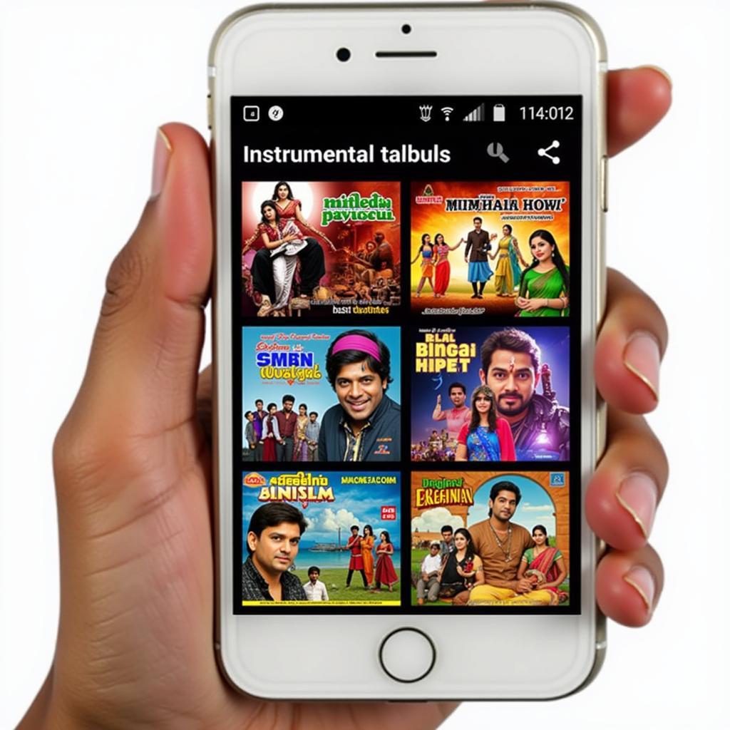 South Indian Movie Instrumental Ringtones on a Phone