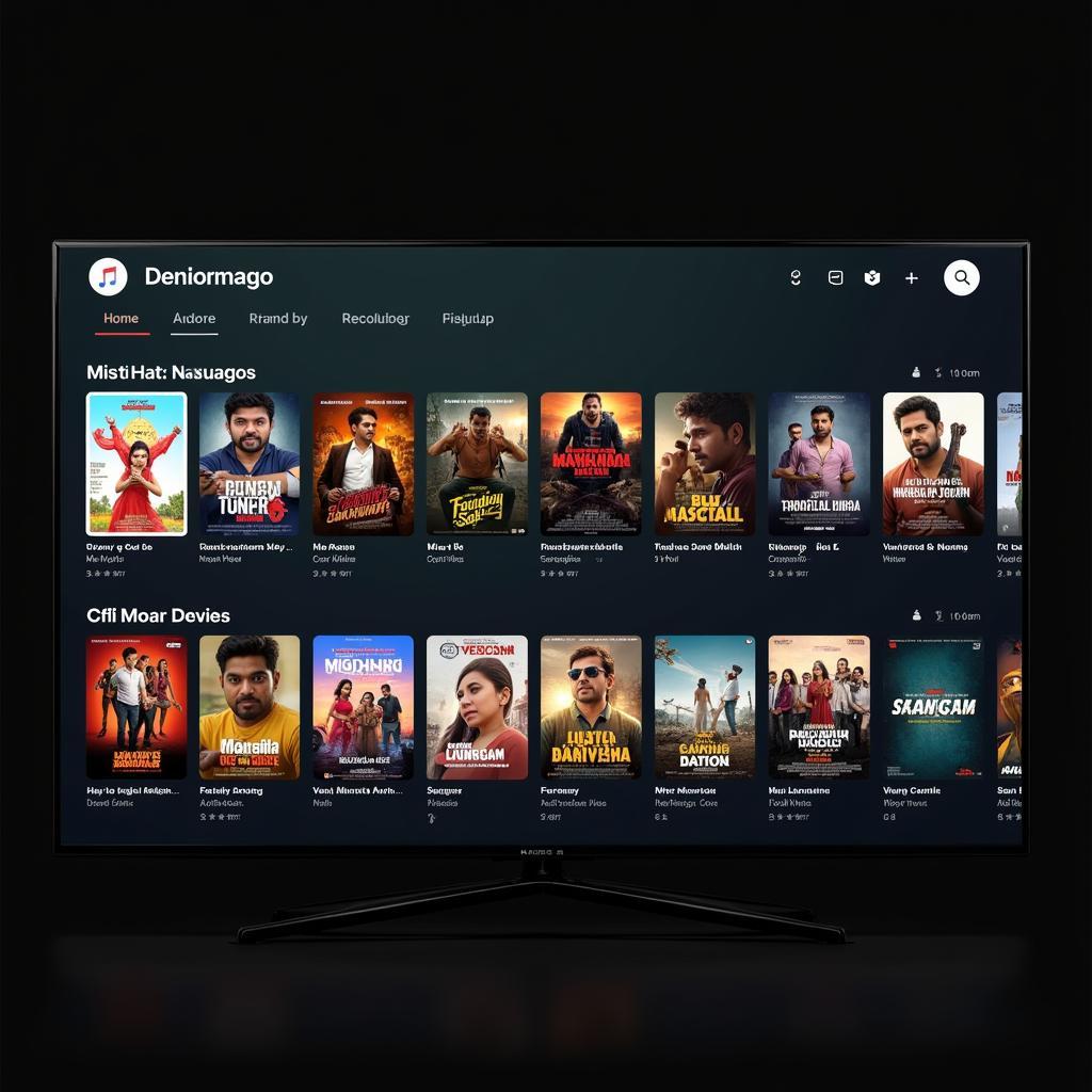 Streaming Platform Interface for Malayalam Movies