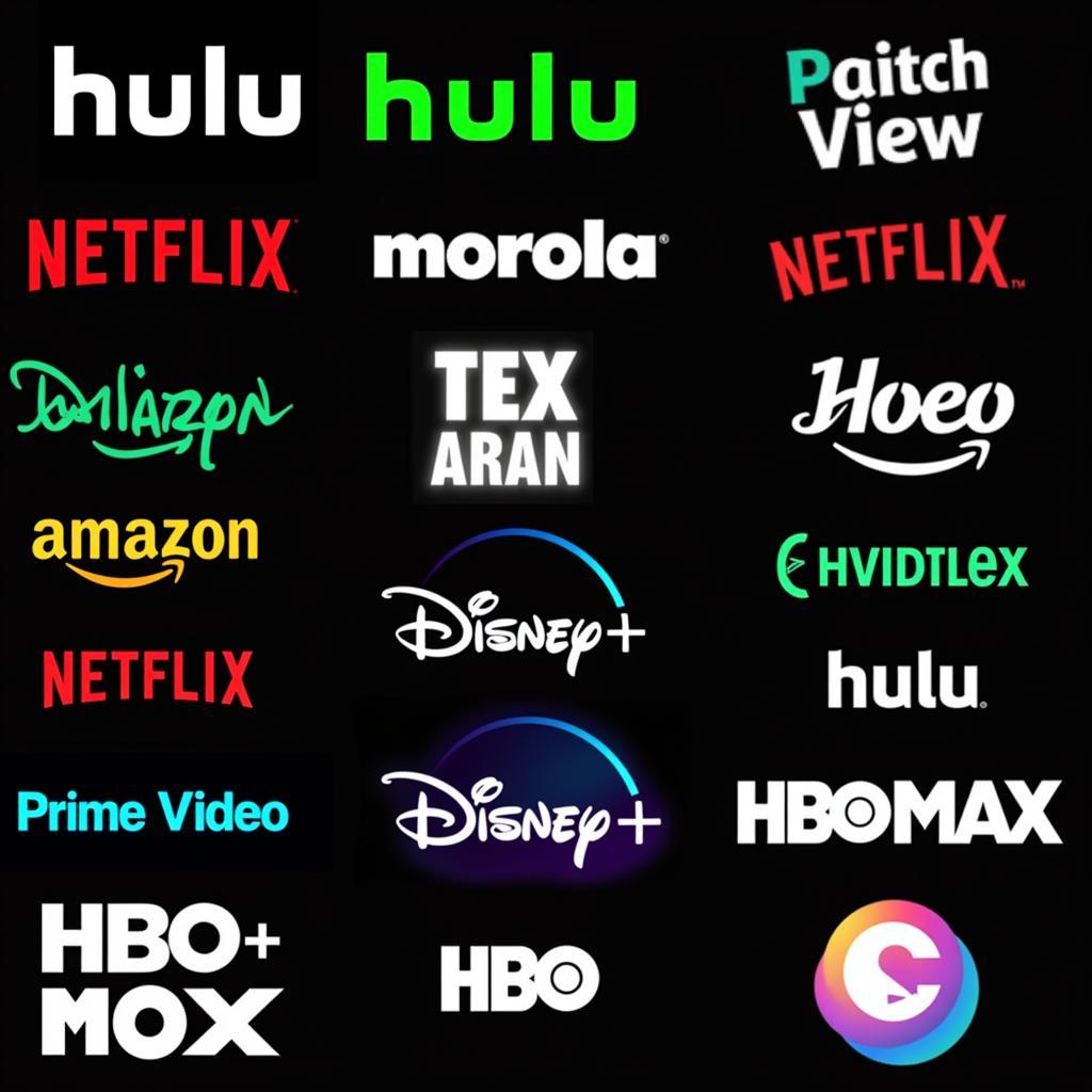 Popular streaming services