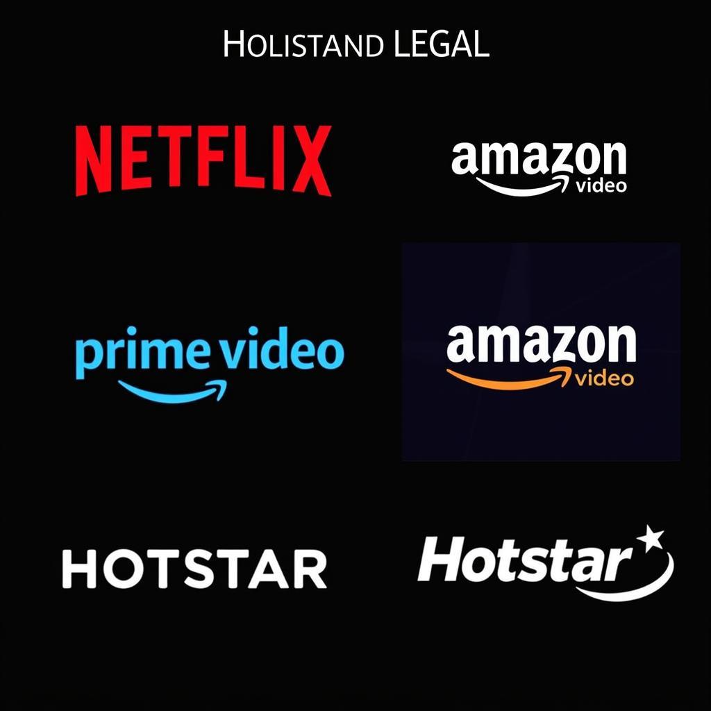 Logos of various streaming platforms offering South Indian movies