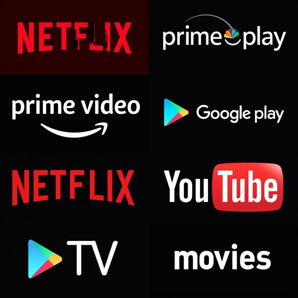 Popular streaming platforms