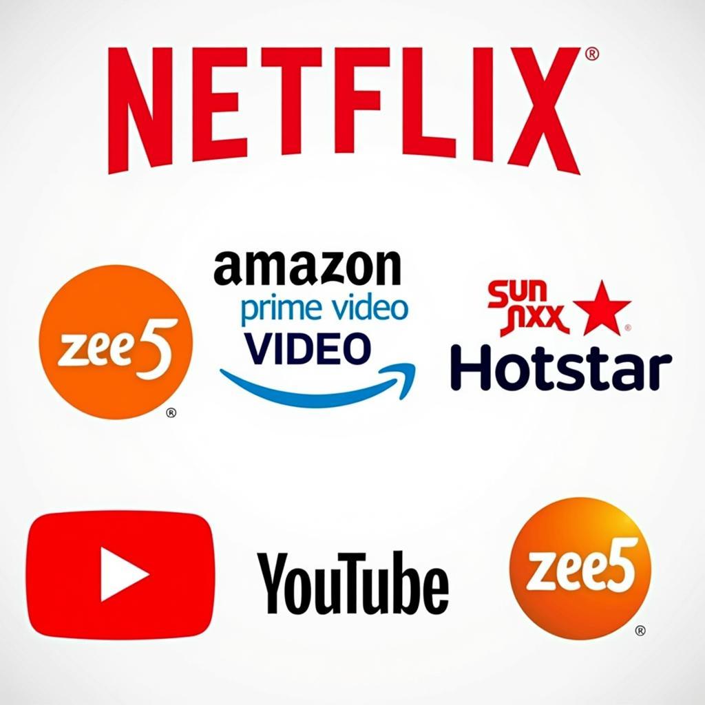 A collage showcasing logos of various streaming platforms offering Tamil movies