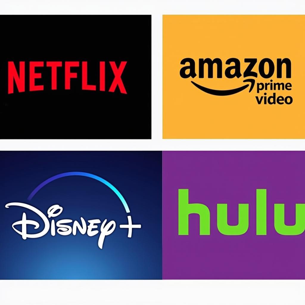 Popular Streaming Service Logos