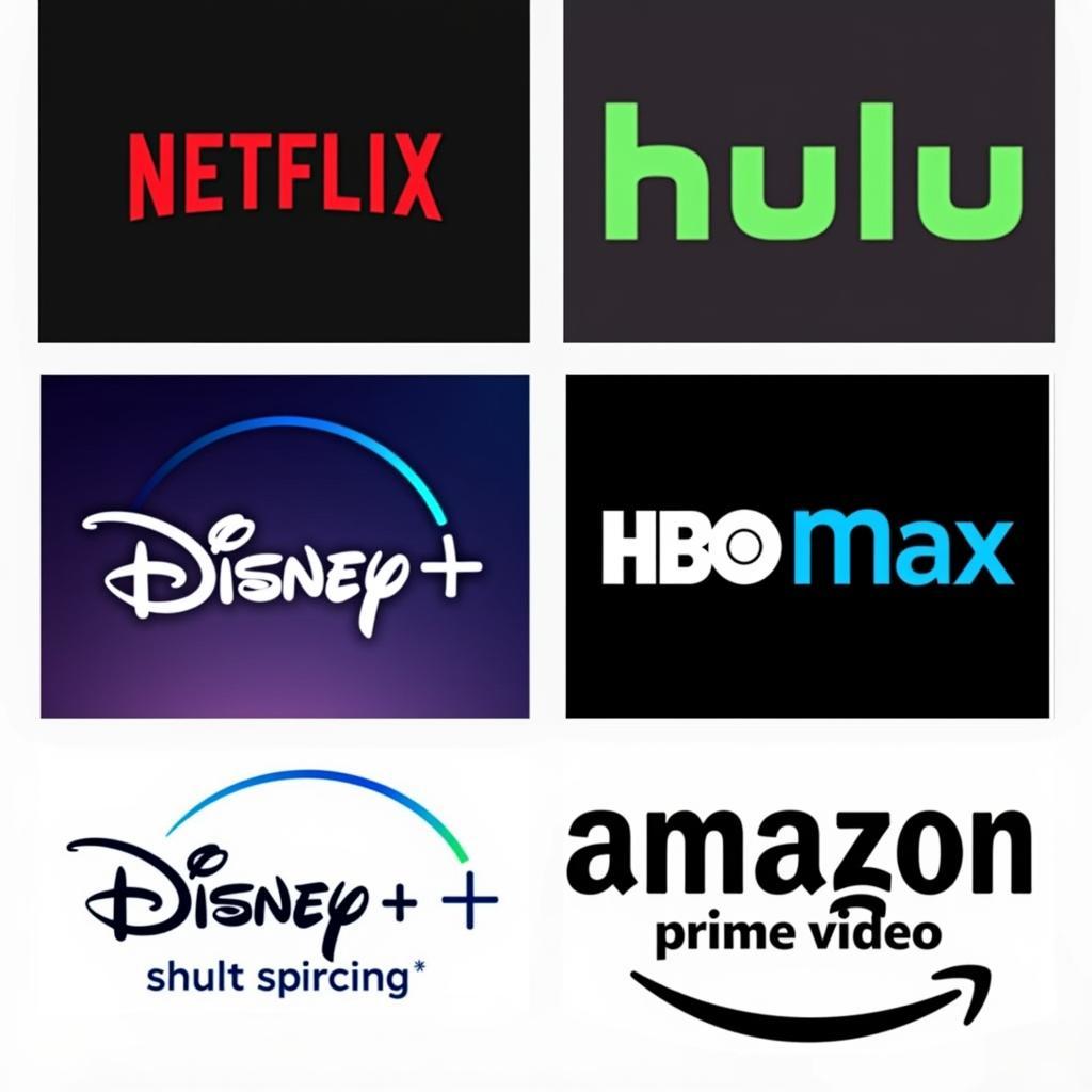 Popular Streaming Service Logos