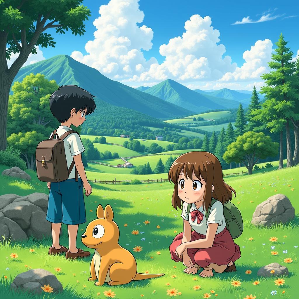 Studio Ghibli Animated Film Still