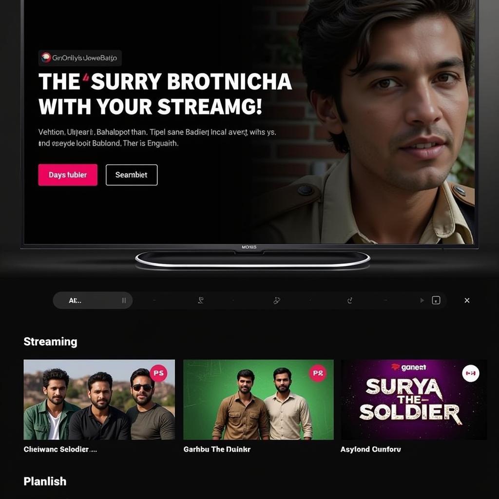 Surya the Soldier Streaming Platform