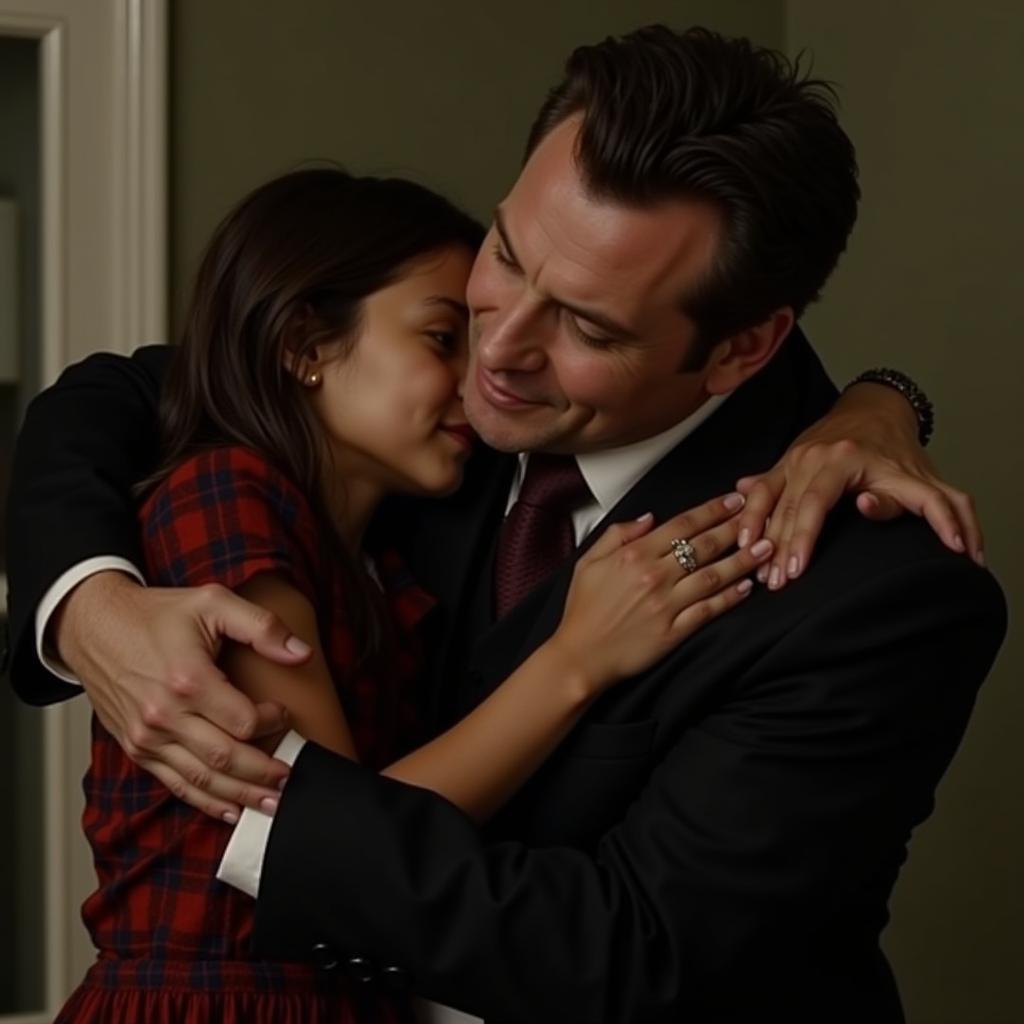 Emotional bond between father and daughter in Taken