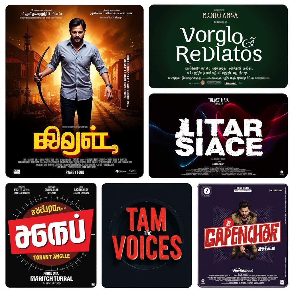 Applications of Tamil Movie Fonts