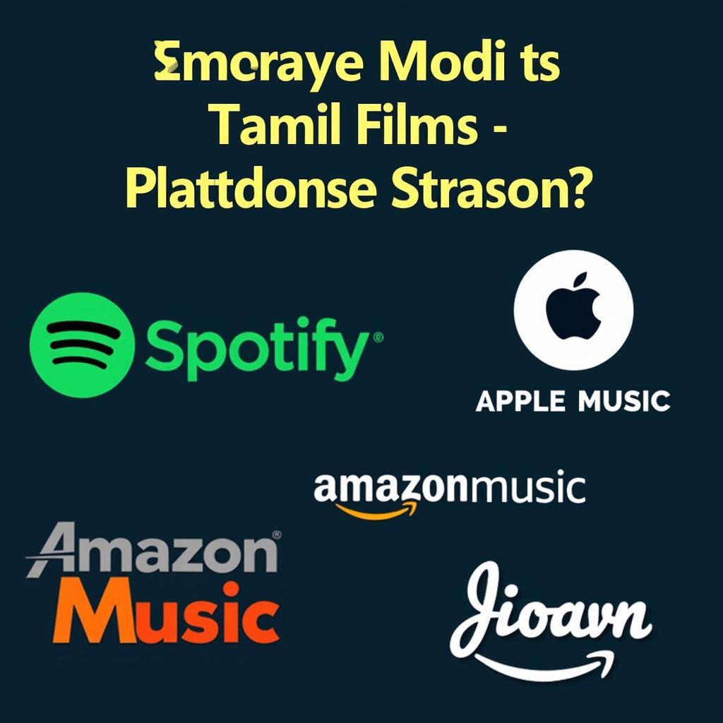 Tamil Movie Music Streaming Platforms