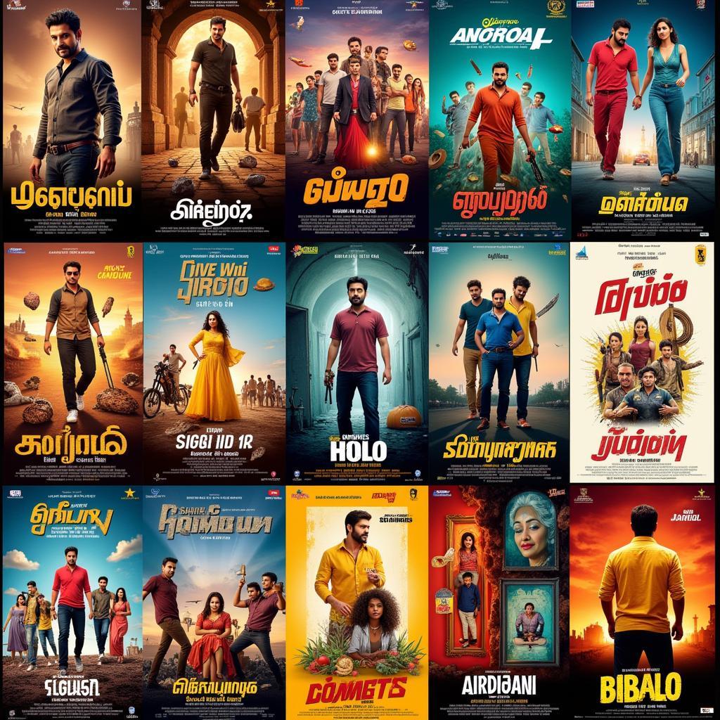 Vibrant Tamil Movie Posters