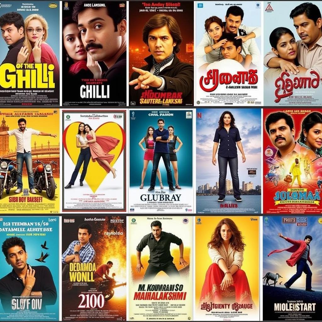 Tamil Movies 2004 Collage