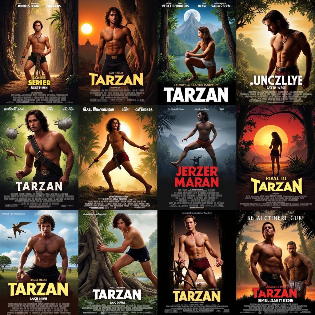 Tarzan movie posters through the decades