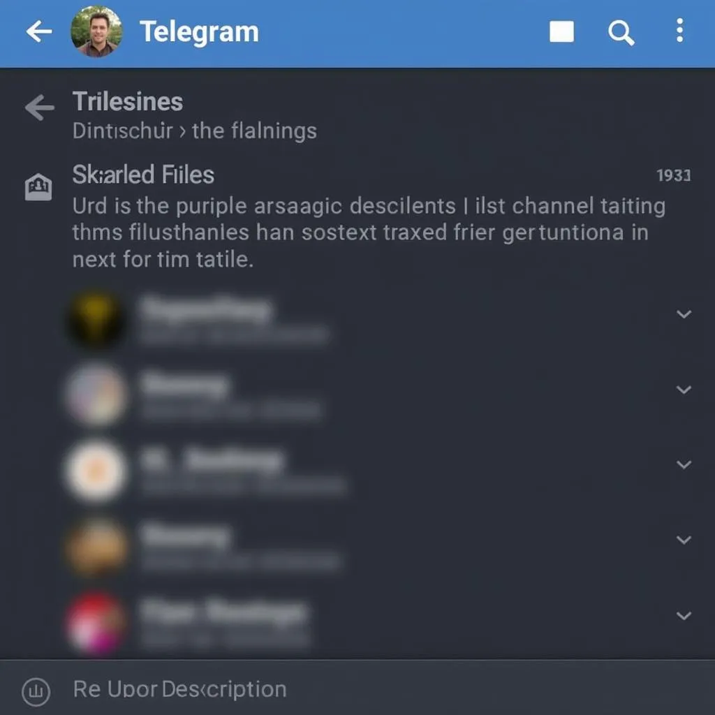 Erotic movie Telegram channel interface screenshot