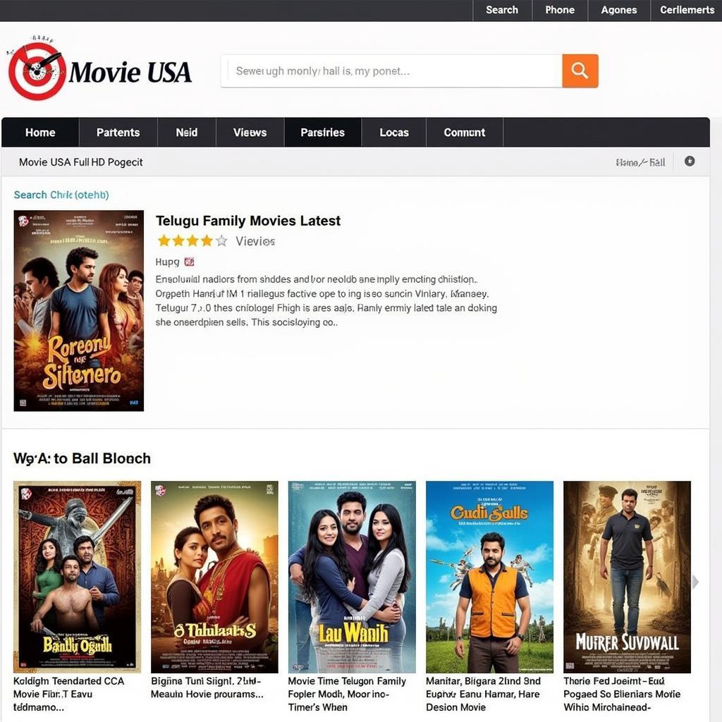 Searching for the latest Telugu family movies online