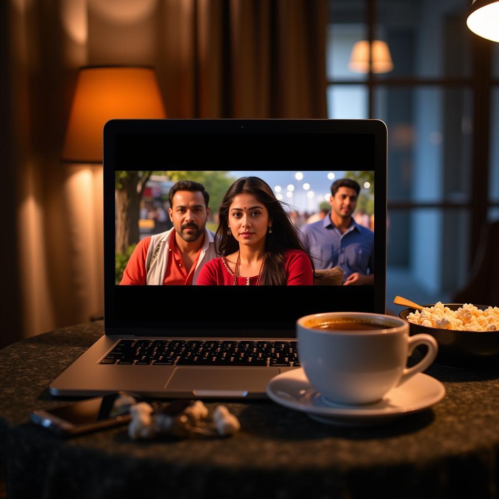 Telugu Movie Streaming on Laptop