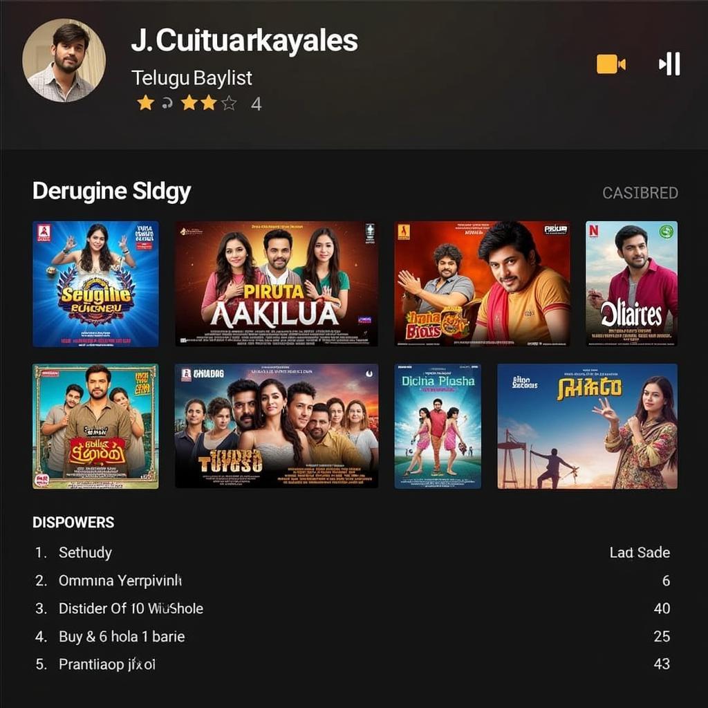 A playlist of popular Telugu songs