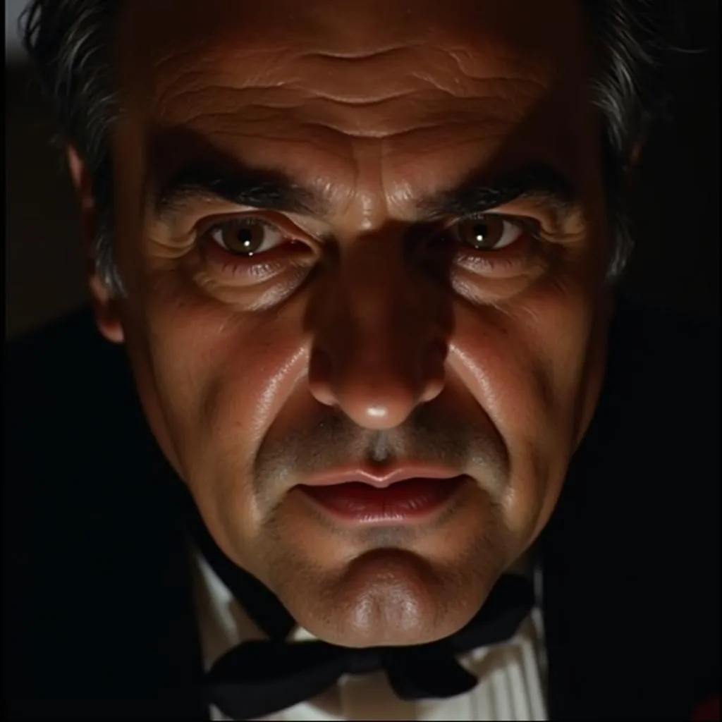 The Godfather Movie Still: Don Corleone Close-up