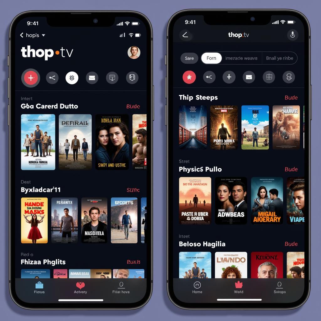 thoptv Movies Interface