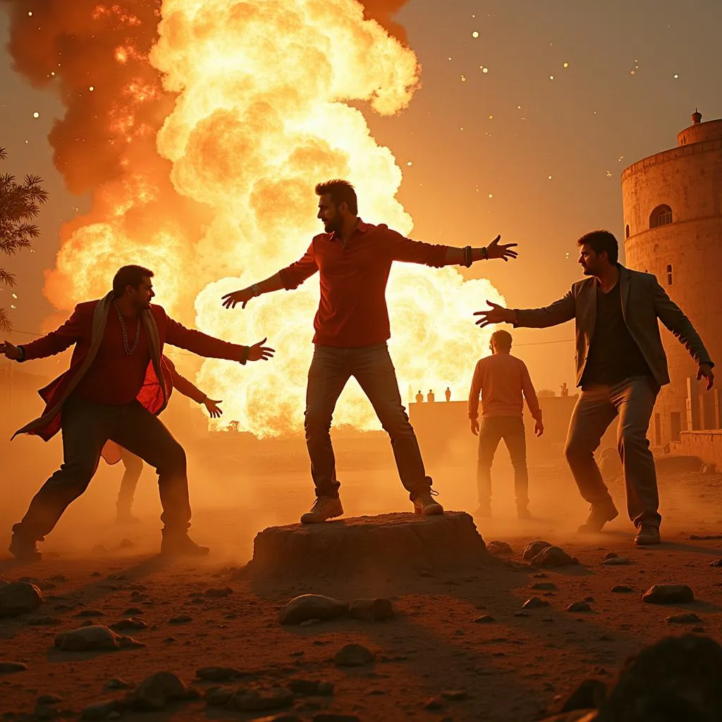 Tollywood action scene